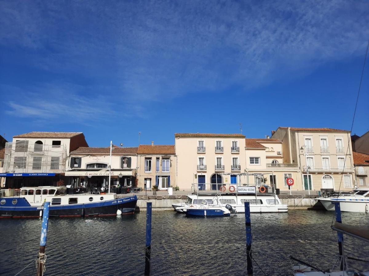 Appartement De Charme Sur Le Port De Marseillan Exterior foto